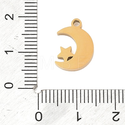 304 Stainless Steel Rhinestone Pendants RB-CBAB4B7-01D-G-1