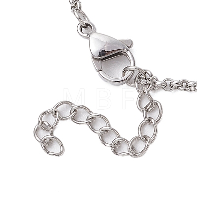 3Pcs 3 Sizes 304 Stainless Steel Rolo Chain Macrame Pouch Necklace Making NJEW-JN05071-01-1