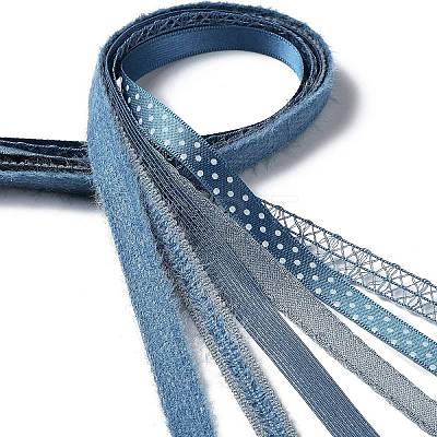 18 Yards 6 Styles Polyester Ribbon SRIB-C001-F01-1