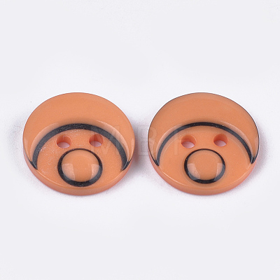 Resin Buttons BUTT-Q041-06A-03-1
