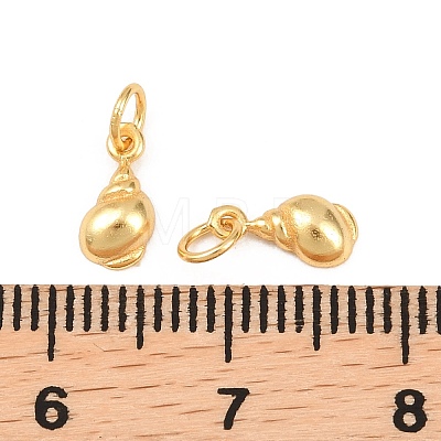 925 Sterling Silver Shell Shape Charms STER-I023-01G-03-1