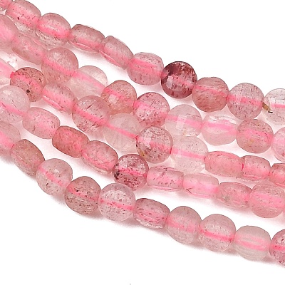 Natural Strawberry Quartz Beads Strands GG-NH0007-B02-01-1