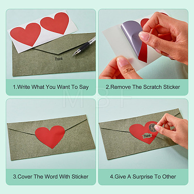 50Pcs Coated Scratch Off Film Password Sticker DIY-TA0015-48A-1