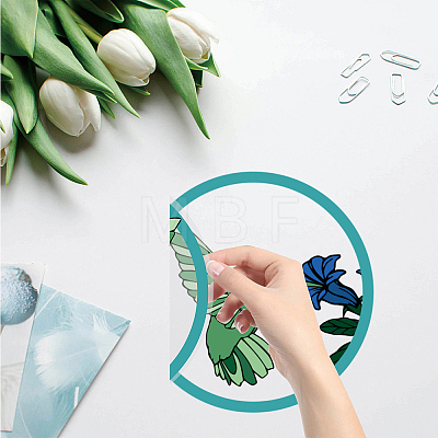 PVC Wall Sticker DIY-WH0235-009-1