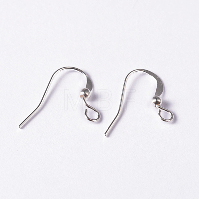 Brass French Earring Hooks KK-Q369-S-1