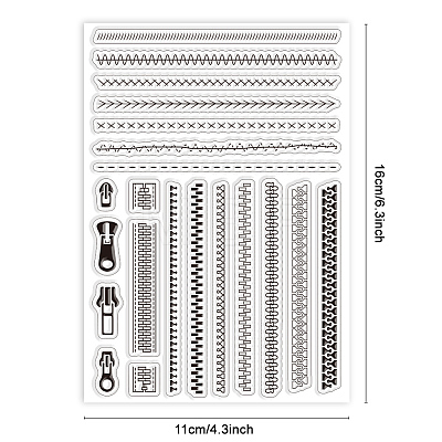 Custom Summer Theme PVC Plastic Clear Stamps DIY-WH0631-0094-1