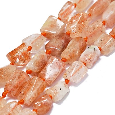 Natural Sunstone Beads Strands G-O170-124-1