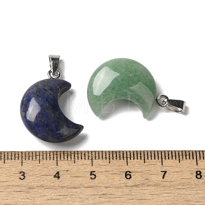 Natural Mixed Stone Pendants G-H035-01P-1