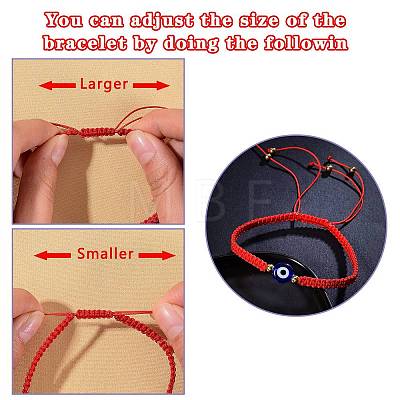 Adjustable Nylon Threads Braided Bead Bracelets BJEW-SZ0001-52-1