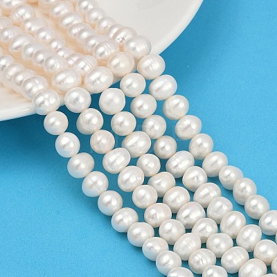 Natural Cultured Freshwater Pearl Beads Strands PEAR-I007-07J-02A-1