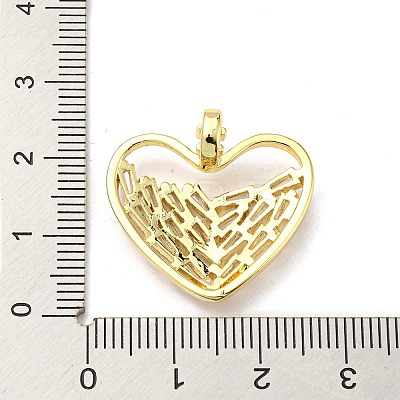 Brass with Cubic Zirconia Pendants FIND-Z023-01E-1