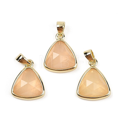 Natural Rose Quartz Pendants G-O176L-17G-1