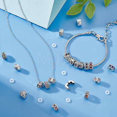 Alloy European Style Clasps PDLC-PH0001-01-1
