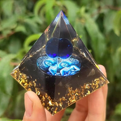 Orgonite Pyramid Resin Energy Generators PW-WG88347-01-1