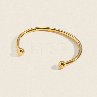 304 Stainless Steel Open Torque Cuff Bangles ND9011-1