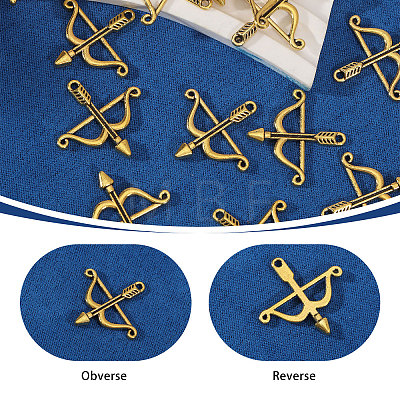 100Pcs Tibetan Style Alloy Pendants FIND-CA0010-59AG-1