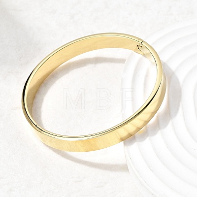 201 Stainless Steel Plain Bangles BJEW-Z151-01G-02-1