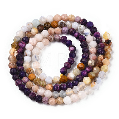 Natural & Synthetic Mixed Gemstone Beads Strands G-D080-A01-02-05-1