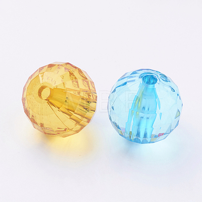Transparent Acrylic Beads PL544Y-1