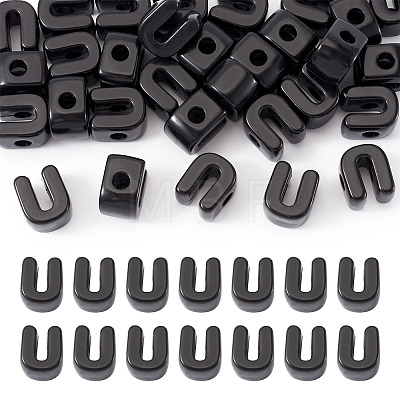 Acrylic European Beads OACR-TAC0013-14U-1