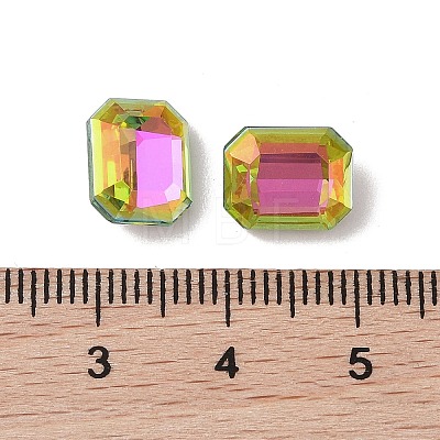 Glass Rhinestone Cabochons RGLA-L029-03A-VRLA-1