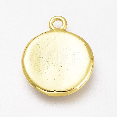 Brass Enamel Pendants KK-H103-01Z-G-1