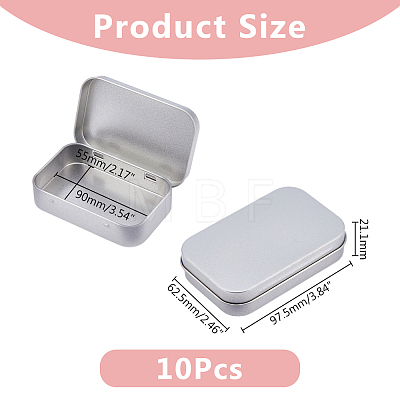 Tinplate Storage Box CON-WH0088-66-1