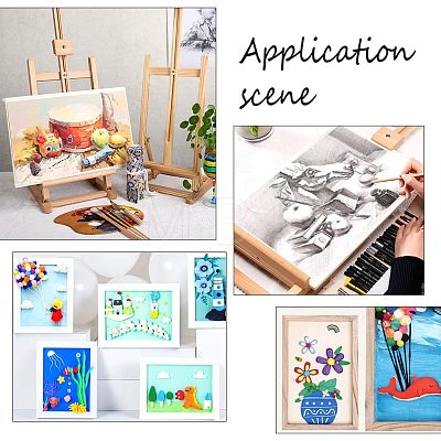 Wooden Painting Frames TOOL-WH0118-18-1