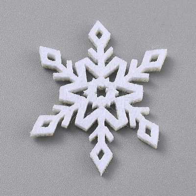Snowflake Felt Fabric Christmas Theme Decorate DIY-H111-A08-1