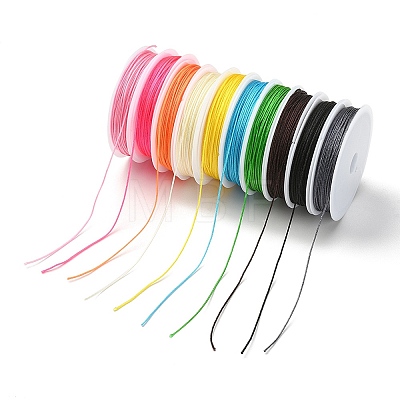 10 Rolls 10 Colors Nylon Beading Thread EW-YW0001-11-1