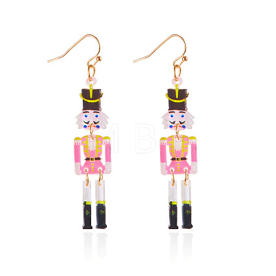 Christmas Theme Acrylic Human Dangle Earrings FS-WGA2E6F-06-1