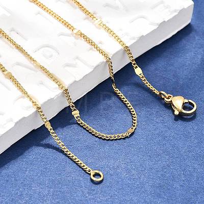 Brass Chain Necklaces X-MAK-L009-11G-1