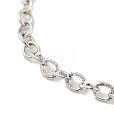 Rack Plating Iron Hollow Ball Brass Cable Chain Bracelets for Women BJEW-P325-04G-1