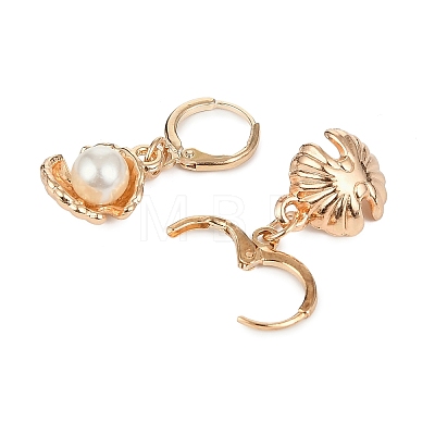 Alloy Leverback Dangle Earrings EJEW-B159-03G-1