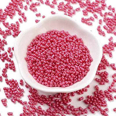 Opaque Colours Glass Seed Beads SEED-A033-06H-1