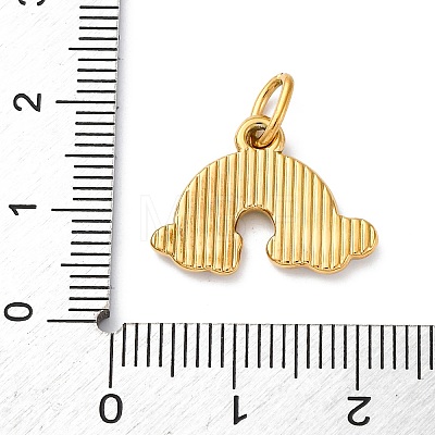 304 Stainless Steel Enamel Pendants STAS-I331-05G-03-1