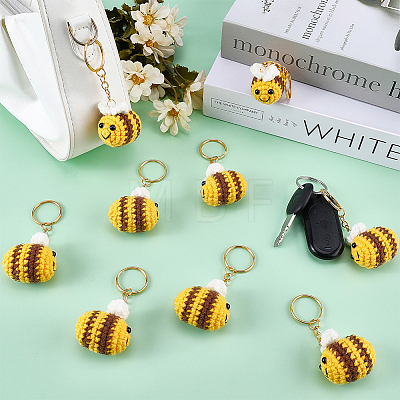 9Pcs Cotton Keychain KEYC-ME00022-1