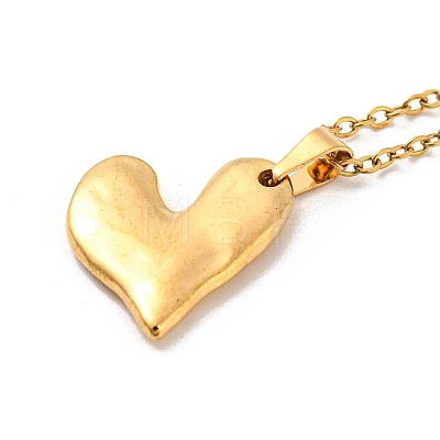 304 Stainless Steel Pendant Necklaces LS-NJEW-G120-02G-1