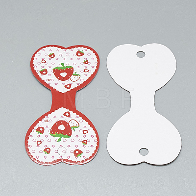Cardboard Necklace & Bracelet Display Cards X-CDIS-R034-29-1