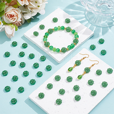 160Pcs Spray Painted Glass Beads GLAA-SC0003-42-1