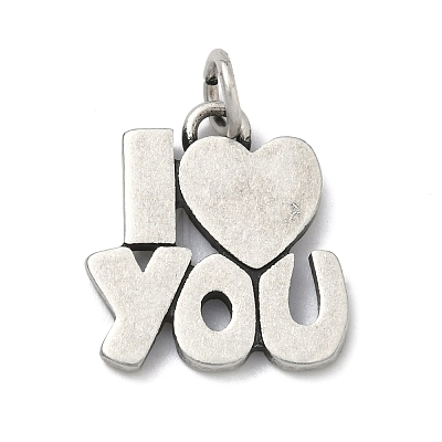 Valentine's Day 304 Stainless Steel Pendants STAS-C171-01C-AS-1