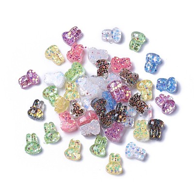 Bunny Resin Cabochons RESI-F017-02-1