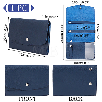 PU Leather Storage Bags ABAG-WH0038-18-1