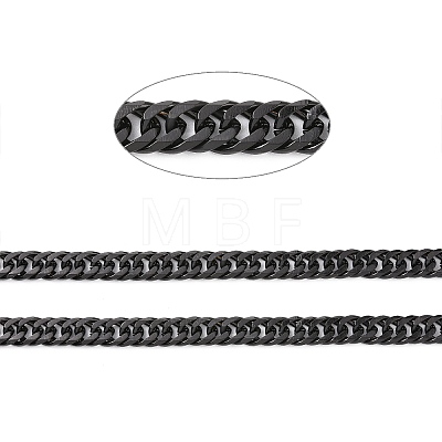 304 Stainless Steel Cuban Link Chains CHS-P007-31EB-1