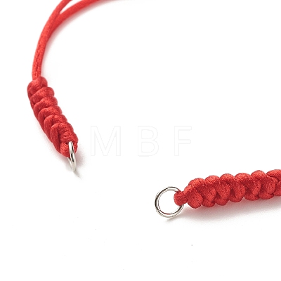 Adjustable Nylon Braided Cord Bracelet Making Accessories AJEW-JB01097-1