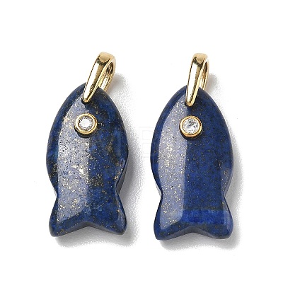 Dyed Natural Lapis Lazuli Pendants G-A297-01G-19-1