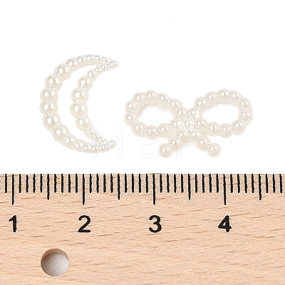 ABS Pearl Plastic Cabochons CRES-M037-24-1