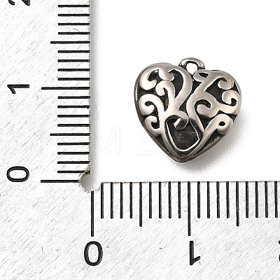 Retro 304 Stainless Steel Charms STAS-L284-18AS-01-1