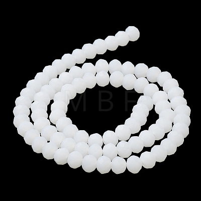 Imitation Jade Solid Color Glass Beads Strands EGLA-A034-J10mm-MD05-1