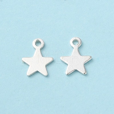 925 Sterling Silver Star Chain Extender Drops STER-P053-03S-1